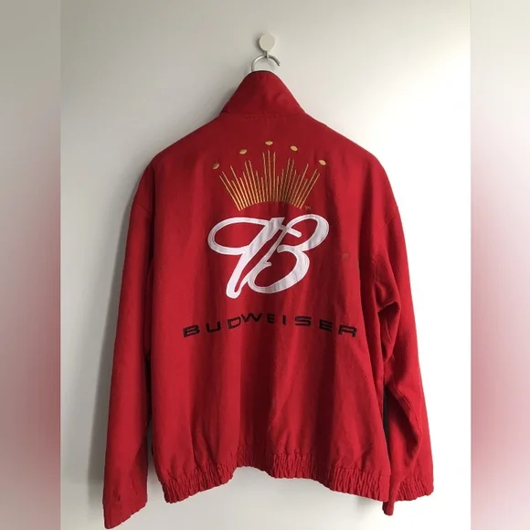 🔥NASCAR Budweiser Racing Jacket🔥 - Picture 2 of 5